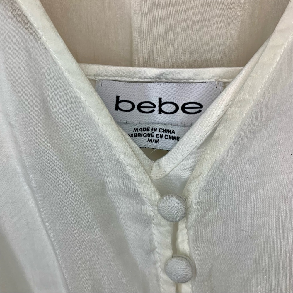 bebe White Lace Maxi Dress - Picture 12 of 16